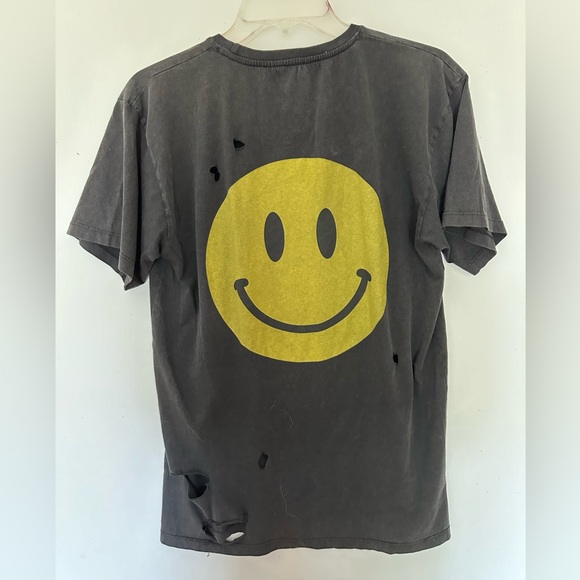 Nghtbrd smiley face cotton tee shirt. - Picture 2 of 5